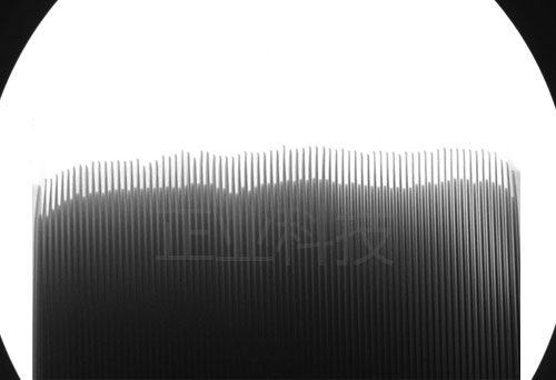 XRAY检测设备对叠片电池检测的效果图